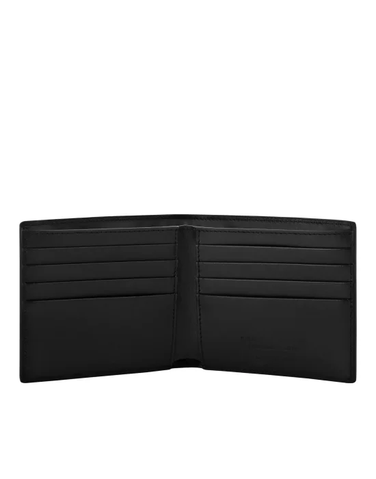 Mirror Leather French Wallet Smile