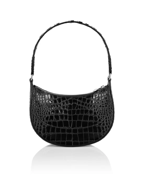 Croco Embossed Handle Bag GALAXY