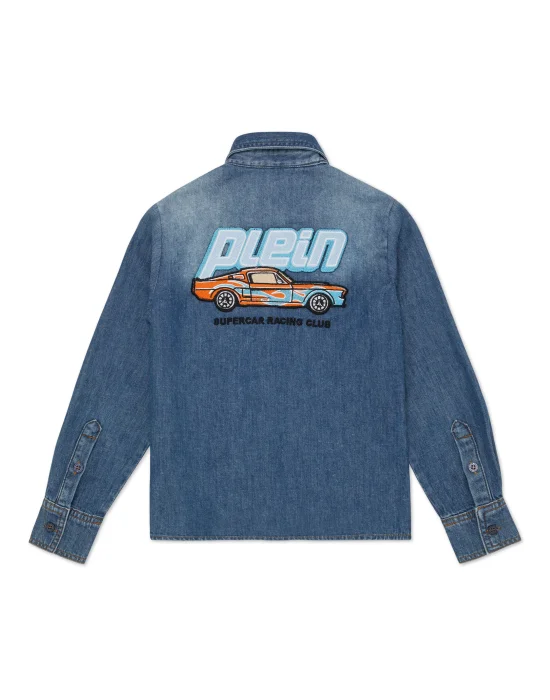 Denim Shirt LS Cars Racing