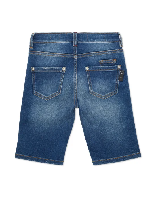 Denim Mykonos Fit Shorts Italic Plein