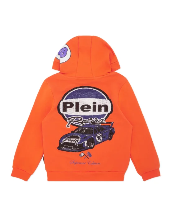 Hoodie Sweatshirt LS Strass Cars Racing