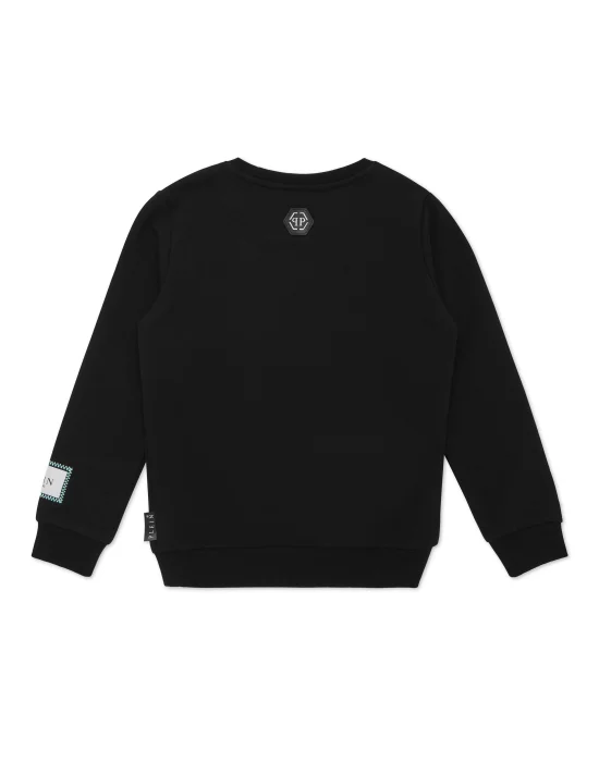 Sweatshirt Round Neck LS Strass Racing Club