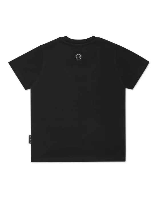 Jersey T-shirt Round Neck SS Strass Hexagon