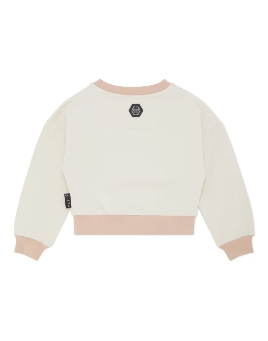 Cropped Sweatshirt Round Neck LS Signature