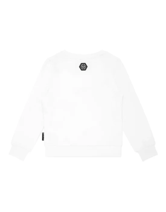 Sweatshirt Round Neck LS Strass Gothic Plein