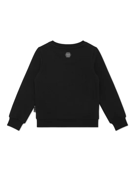 Sweatshirt Round Neck LS Strass Gothic Plein