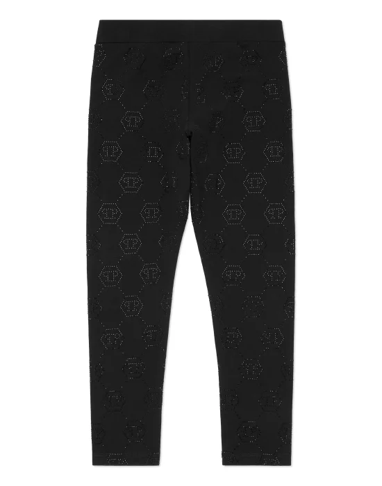 Leggings Monogram Strass