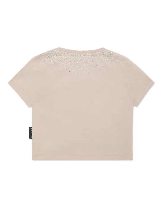 Cropped T-shirt Round Neck SS Pegasus