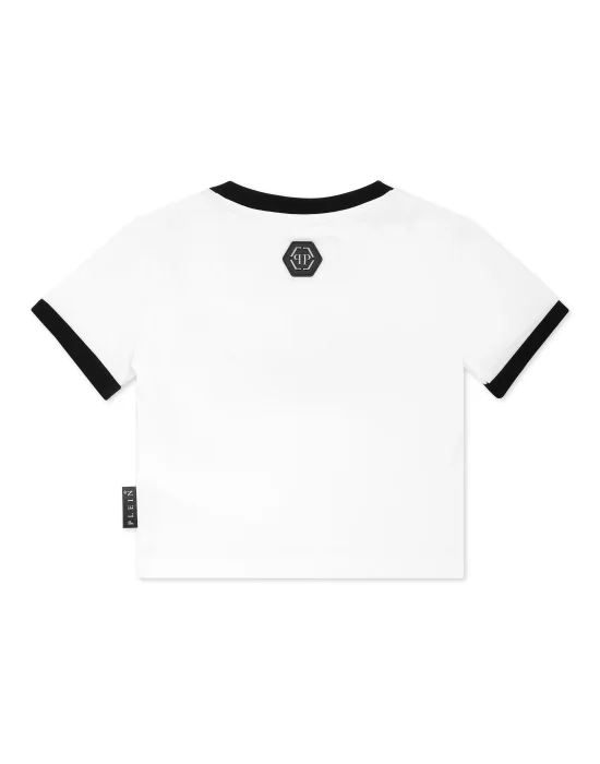 Cropped T-shirt Round Neck SS Signature