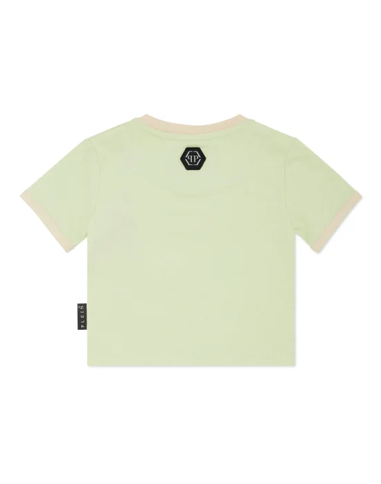 Cropped T-shirt Round Neck SS Signature