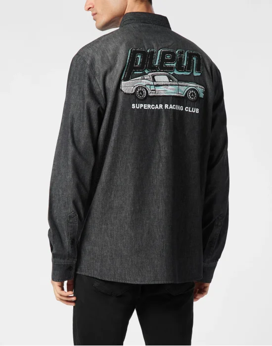Denim Shirt LS Cars Racing