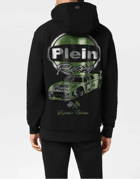 Hoodie Sweatshirt LS Strass Cars Racing