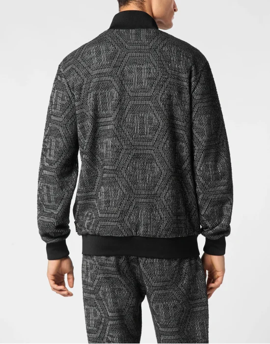 Jacquard Jogging Jacket LS Monogram