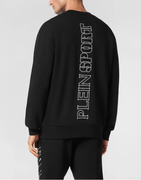 Cotton Sweatshirt Round Neck LS Lamina Scratch