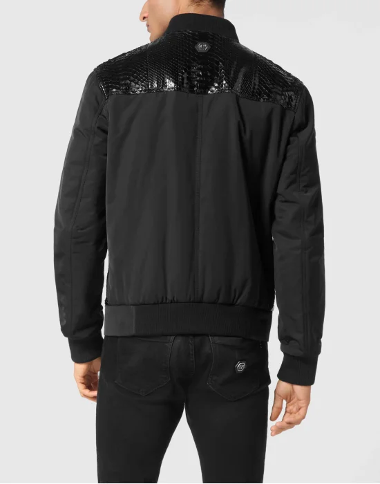 Nylon Bomber LS With Python Inserts