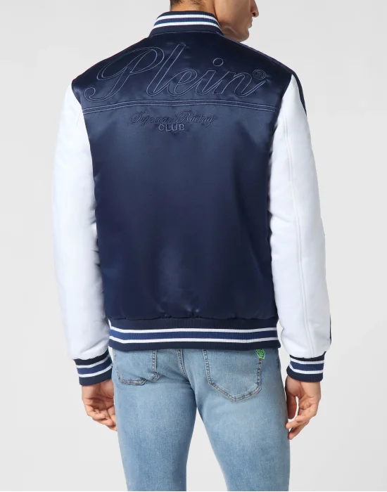 Satin Bomber Jacket LS Racing Club