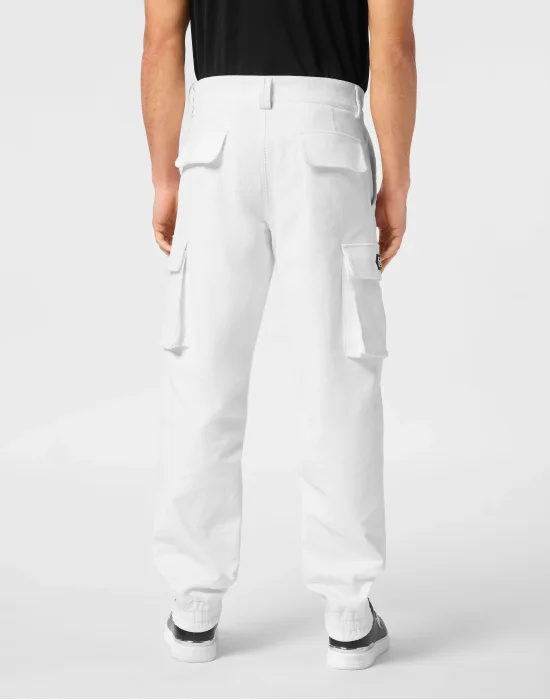 Velvet Long Trousers Cargo Fit