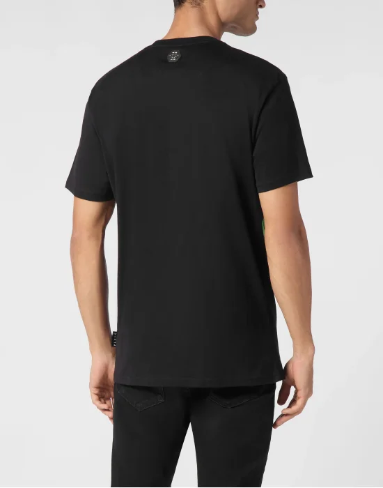 T-shirt Round Neck SS Strass Smile