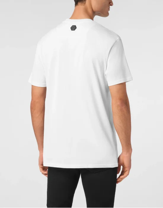 Jersey T-shirt Round Neck SS Strass Hexagon