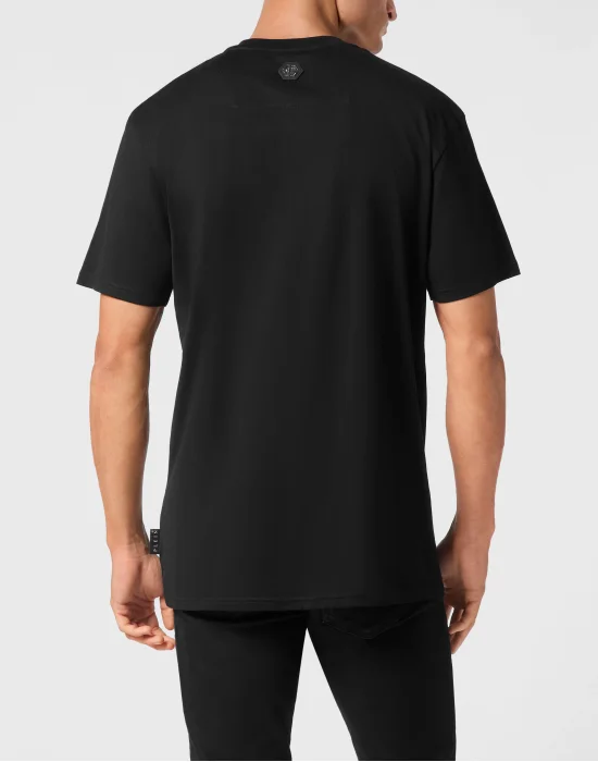 Jersey T-shirt Round Neck SS Strass Hexagon