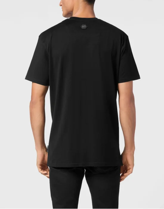 Jersey T-shirt Round Neck SS Strass Hexagon