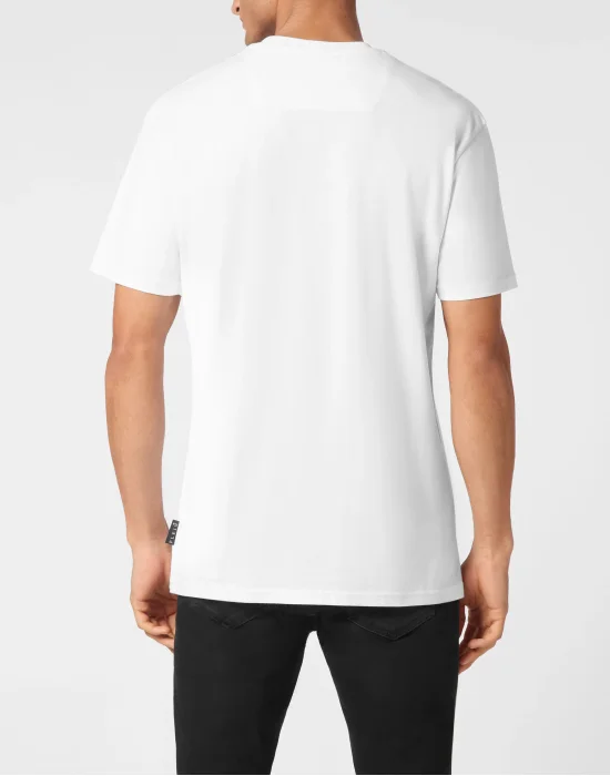 T-shirt Round Neck SS Stripes Skull&Bones