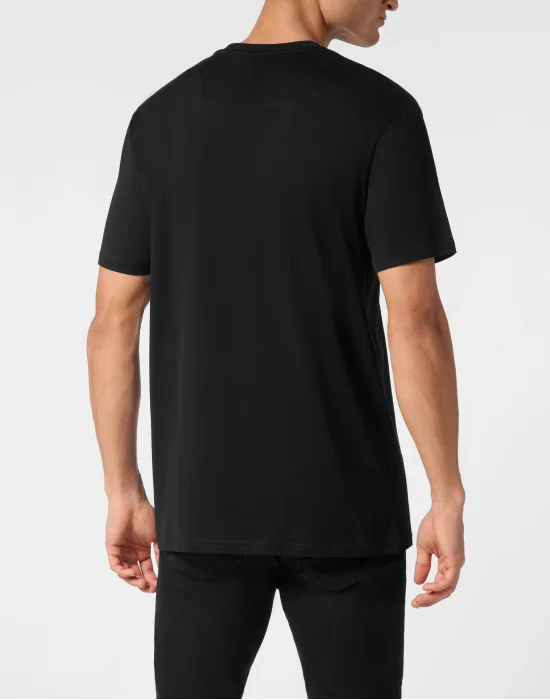 T-shirt Round Neck SS Stripes Skull&Bones