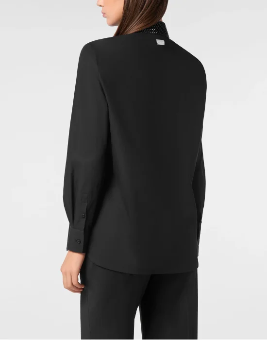 Plastron Strass Regular Shirt
