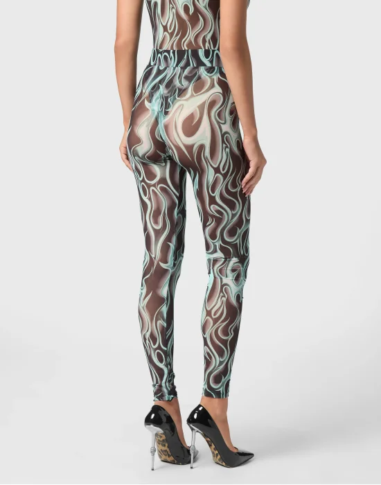 Tulle Leggings Flame