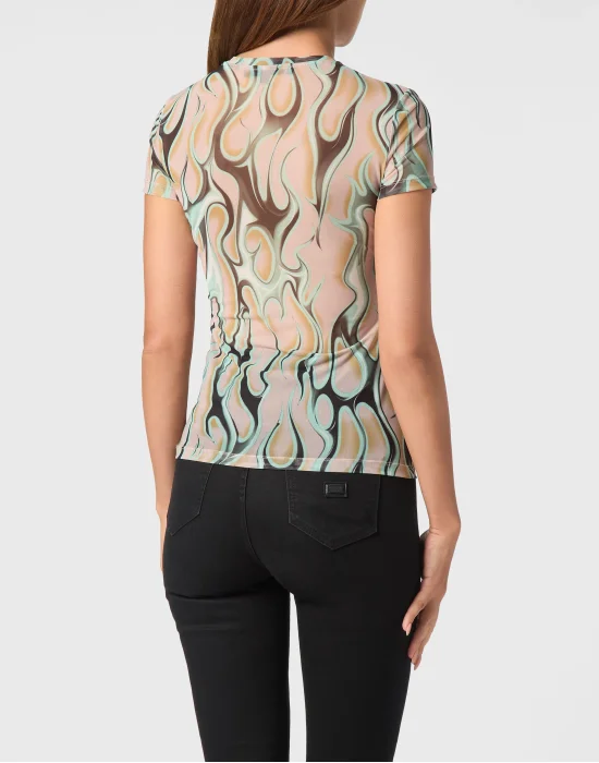 Tulle T-Shirt Sexy Pure SS Flame