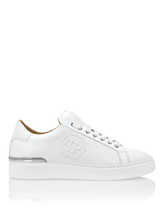 Nappa Leather Lo-Top Sneakers Hexagon