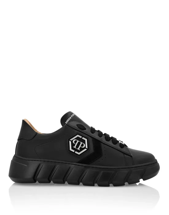 Nappa Leather Lo-Top Sneakers Hexagon