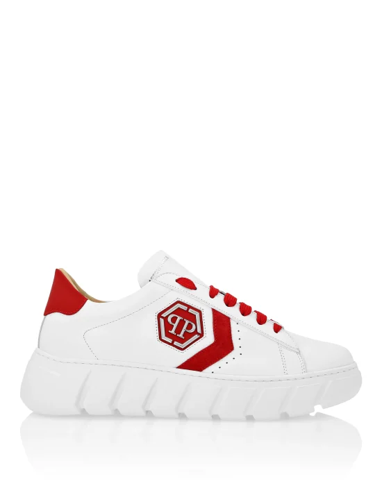 Nappa Leather Lo-Top Sneakers Hexagon