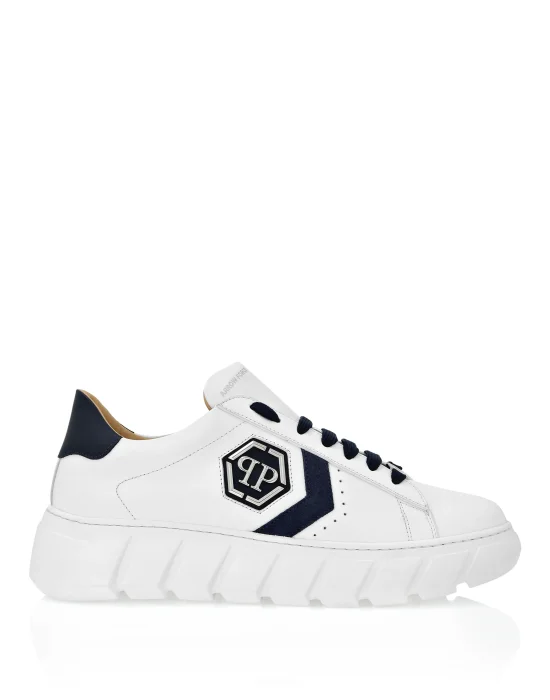 Nappa Leather Lo-Top Sneakers Hexagon
