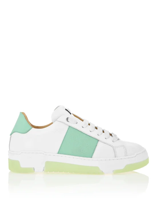 Leather Lo-Top Sneakers Monogram