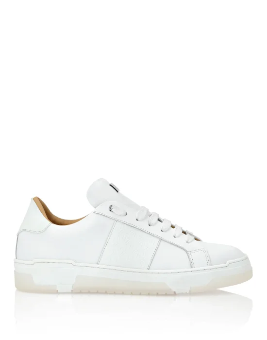 Leather Lo-Top Sneakers Monogram