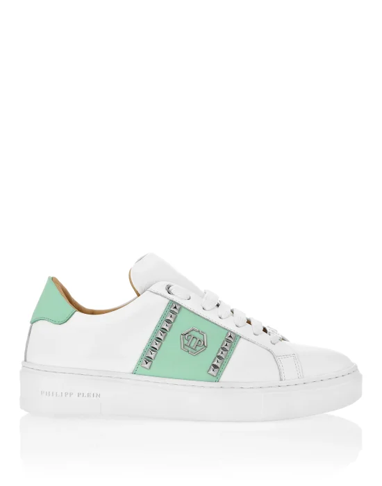 Leather Lo-Top Sneakers Studs