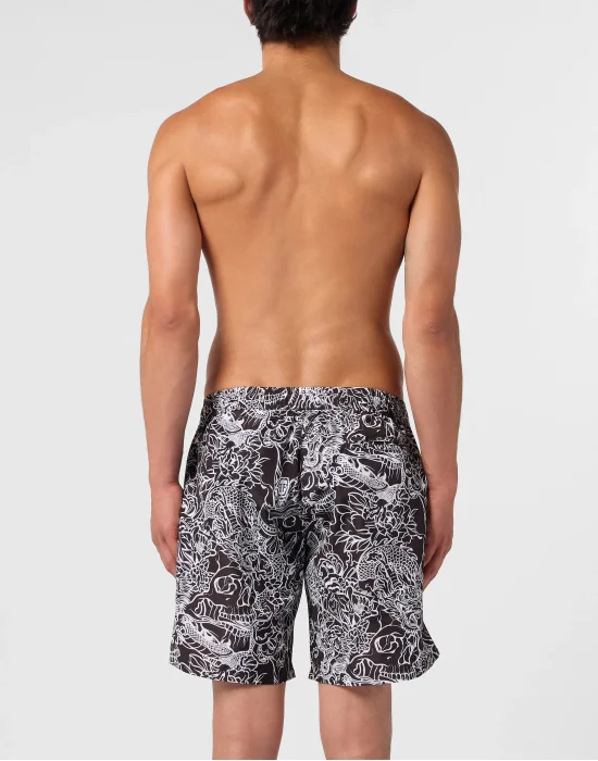 Swimming Shorts Skull All-Over