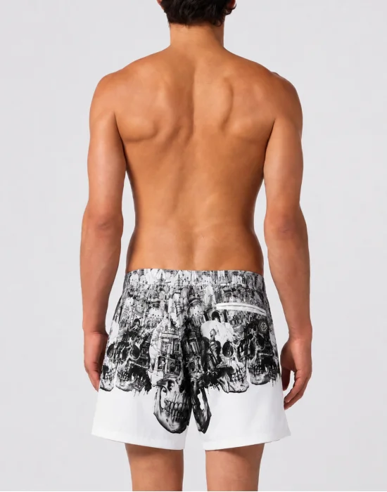 Swimming Shorts Skull Hotel