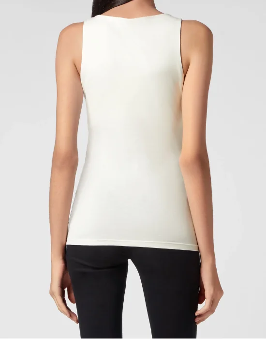 Leisurewear Tank top Embroidery Signature