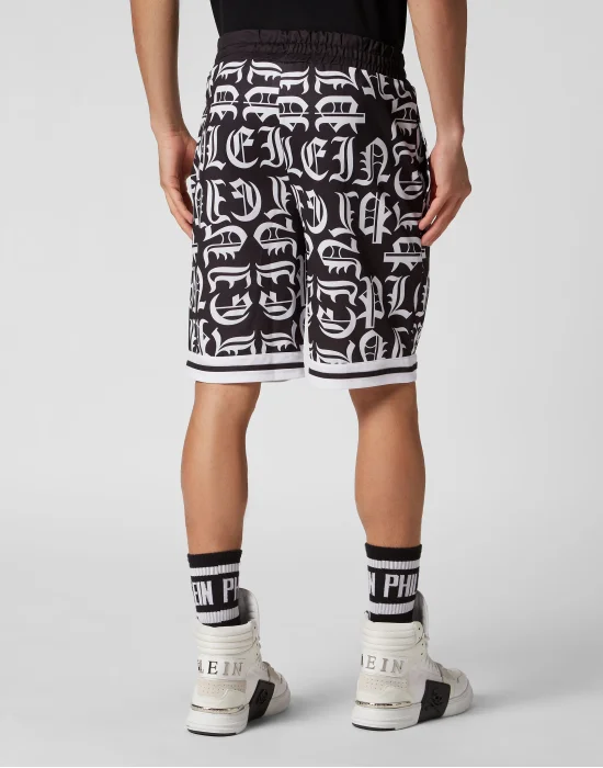 Basket Jogging Shorts Gothic Plein