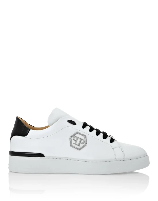 Lo-Top Sneakers Crocco Print Insert Hexagon