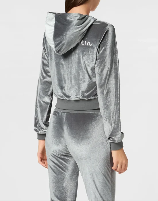 Hoodie Sweatjacket Crystal Signature