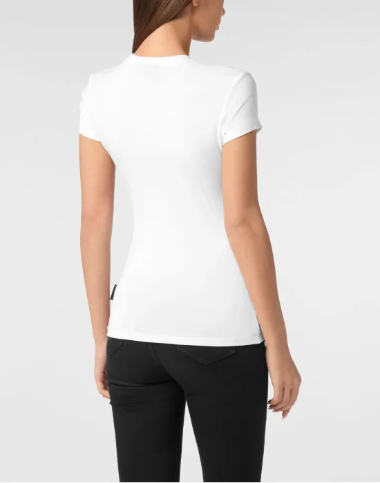 Modal T-Shirt Sexy Pure Round Neck SS