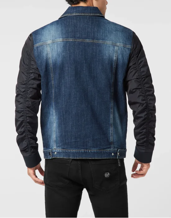 Composed Denim Zip Jacket College