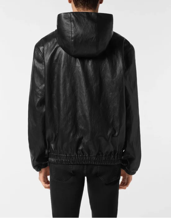 Eco Leather Windbreaker
