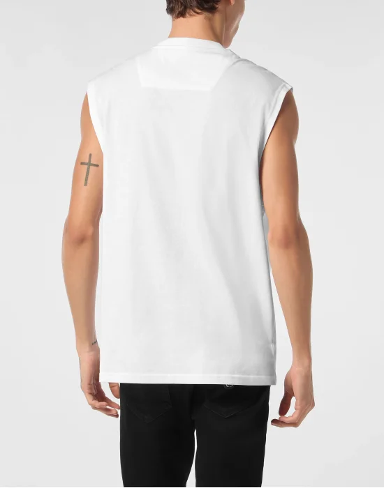 Sleeveless Round Neck T-Shirt