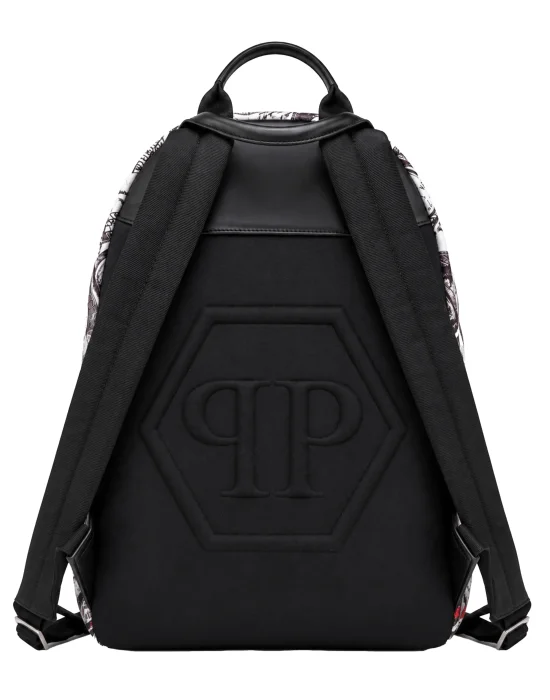 Leather Backpack All Over Dollar Plein