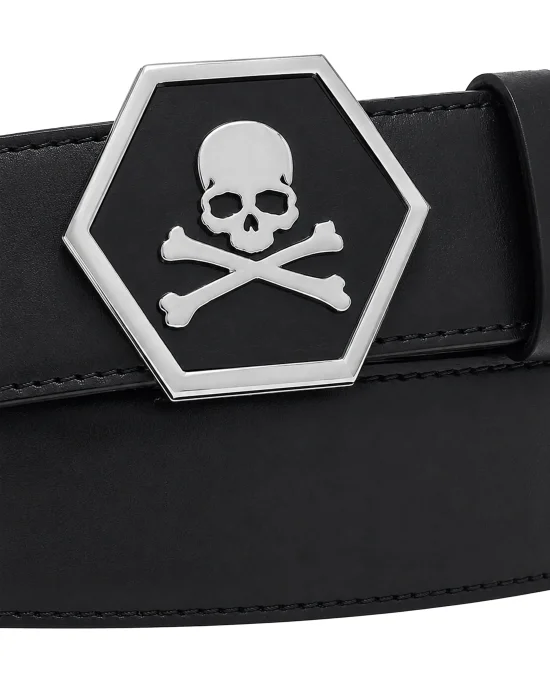 Leather Belt Skull