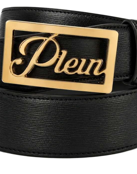 Saffiano Leather Belt